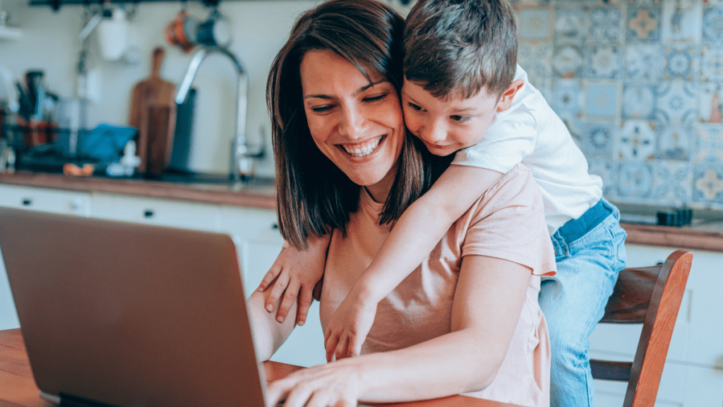 Melhor interação com a família no Trabalho Home-Office