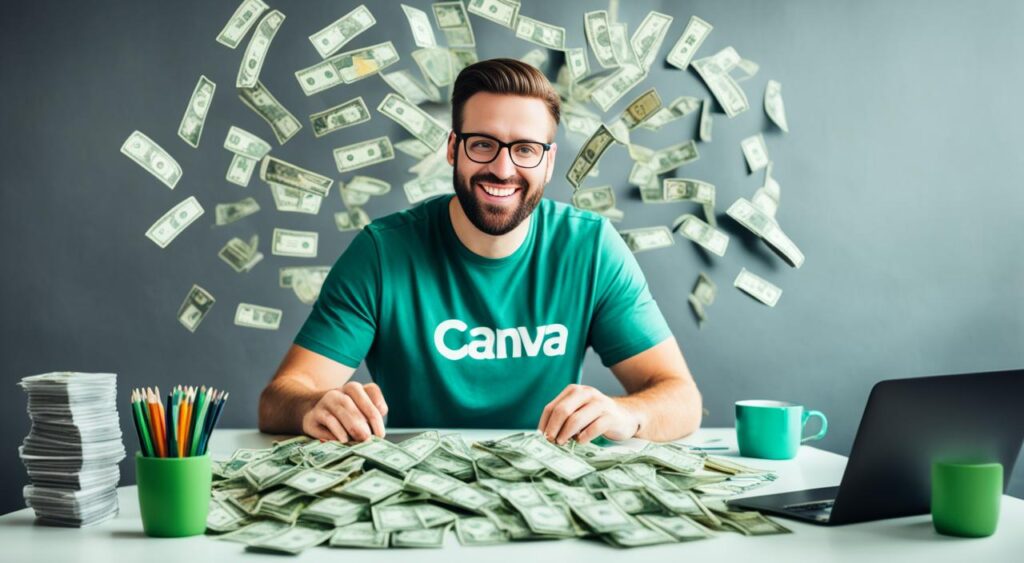 ganhar dinheiro com design no canva